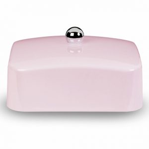 Pink butter dish lid